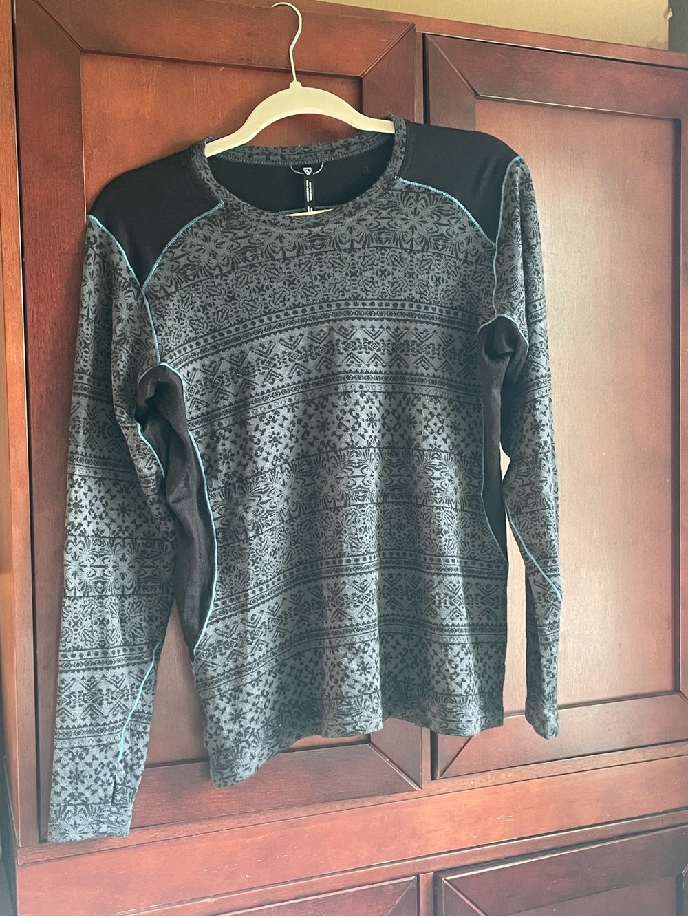 KÜHL Women's Kaskade Krew – Performance Merino Wool Base Layer Size Large